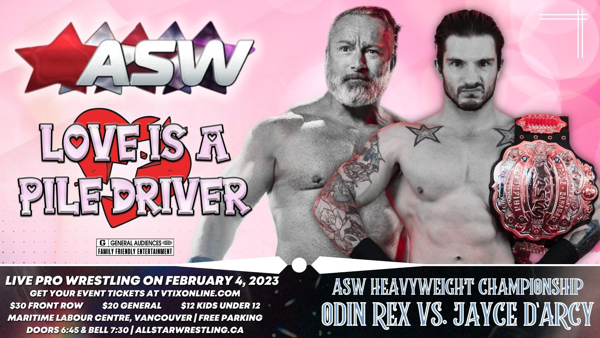 ASW Wrestling presents: Love Is A Piledriver