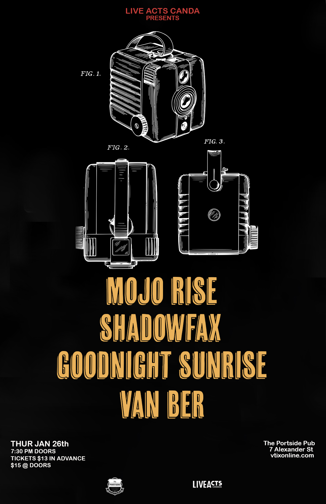 Mojo Rise with Special Guests Shadowfax, Goodnight Sunrise and Van Ber