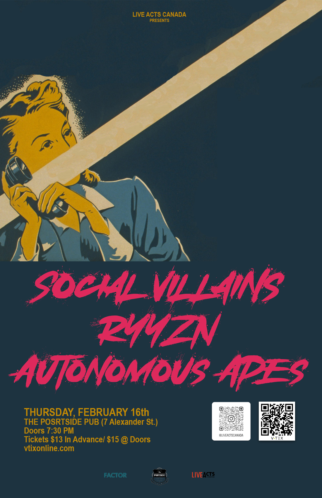 Social Villains with Special Guests RYYZN and Autonomous Apes