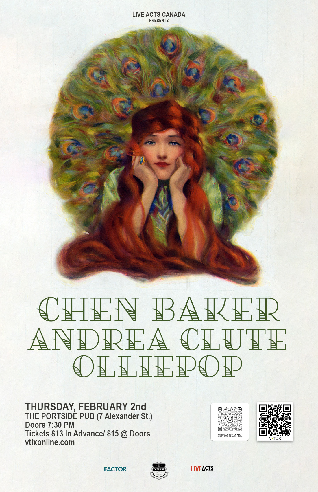 Chen Baker with Special Guests Andrea Clute and Olliepop