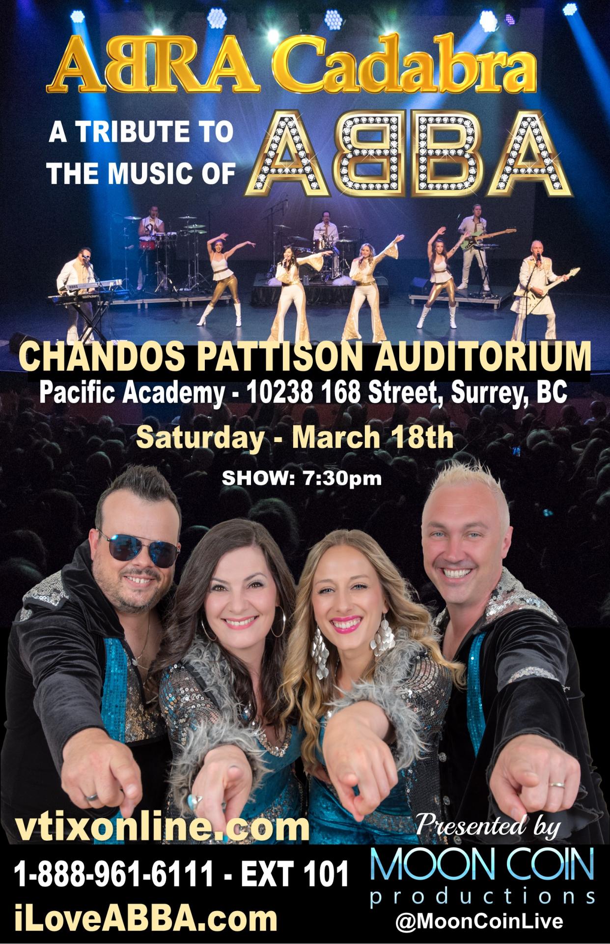 ABRA CADABRA - A TRIBUTE TO THE MUSIC & MAGIC OF ABBA