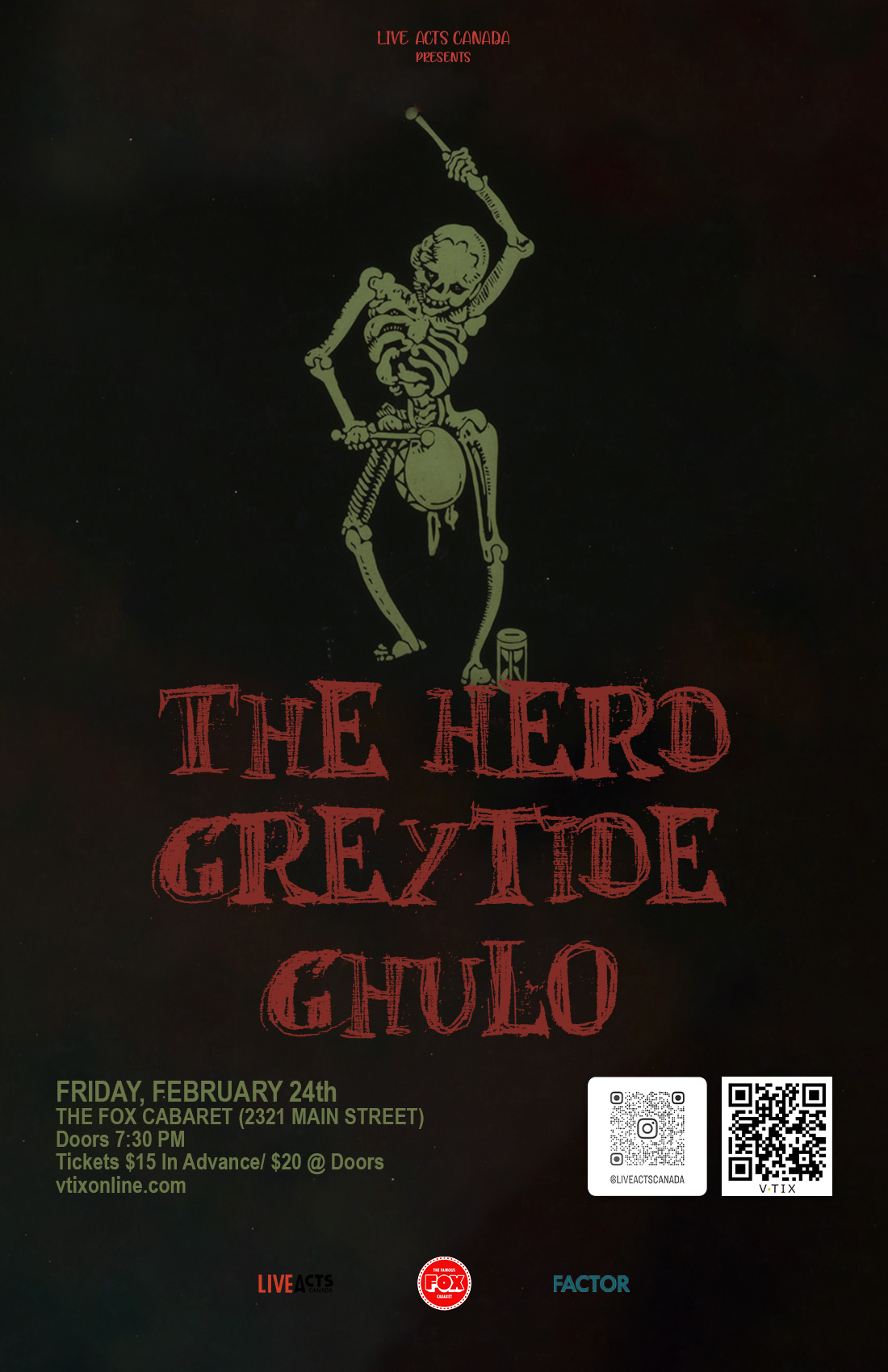 The Herd with Special Guests Greytide and Ghulo