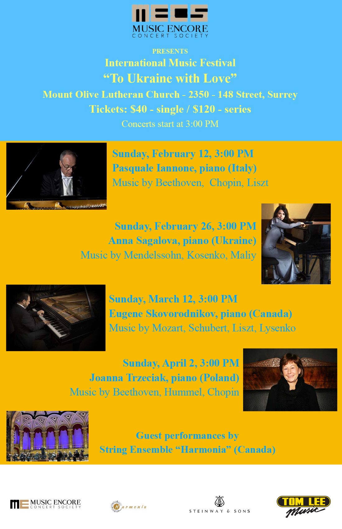 To Ukraine With Love - Pasquale Iannone, Piano (Italy)