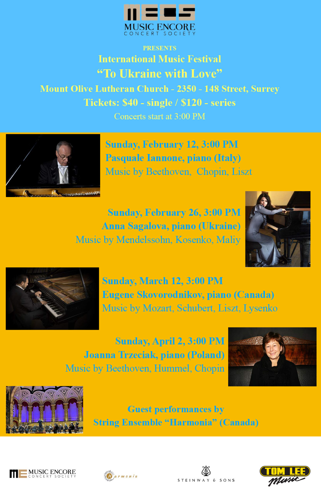 To Ukraine With Love - Concert Series Page 