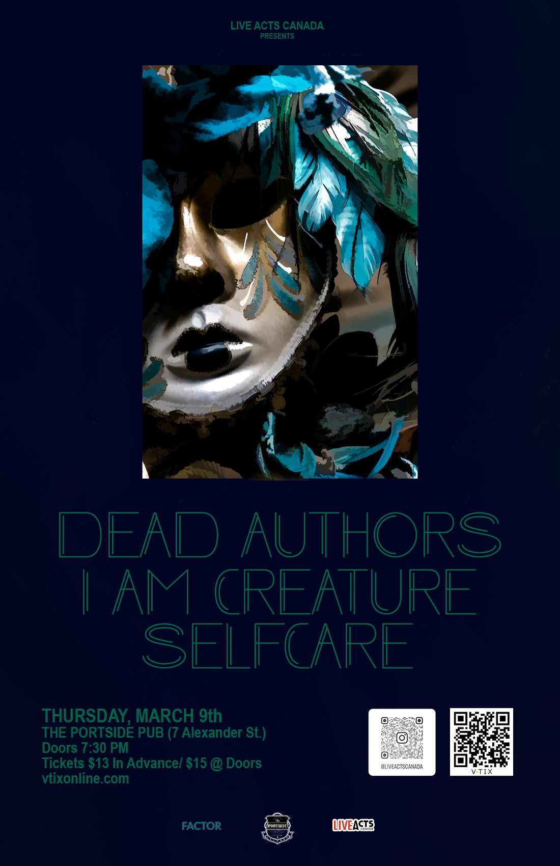 Dead Authors with Special Guests I AM creature and Selfcare