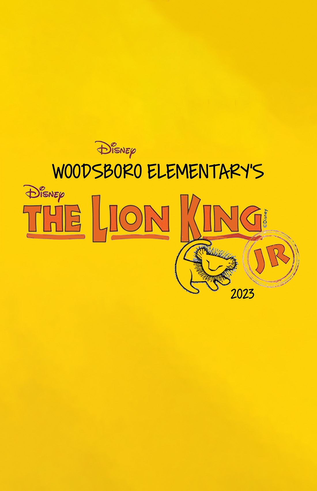 Woodsboro Elementary's The Lion King (Yellow Cast)