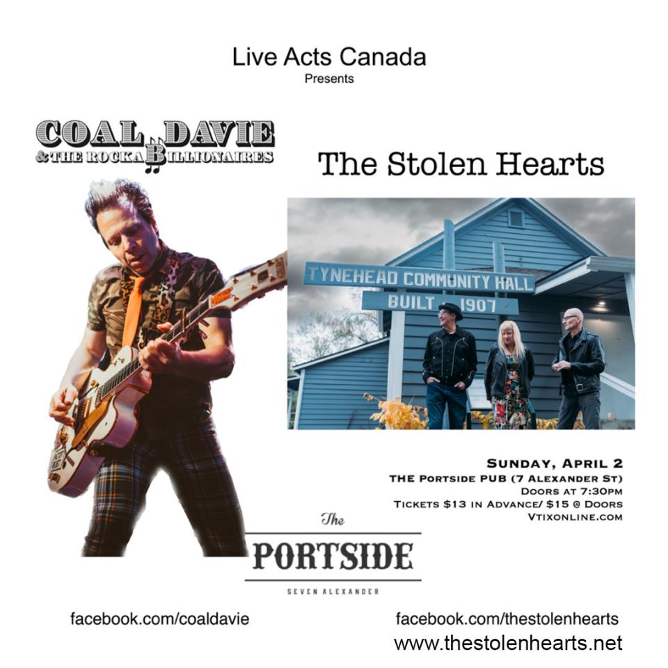 Coal Davie and the Rockabillionaires with Special Guest The Stolen Band