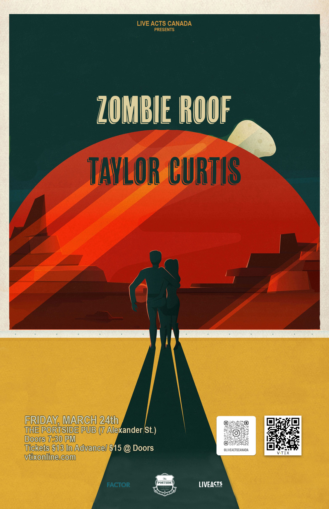 Zombie Roof with Special Guests Taylor Curtis