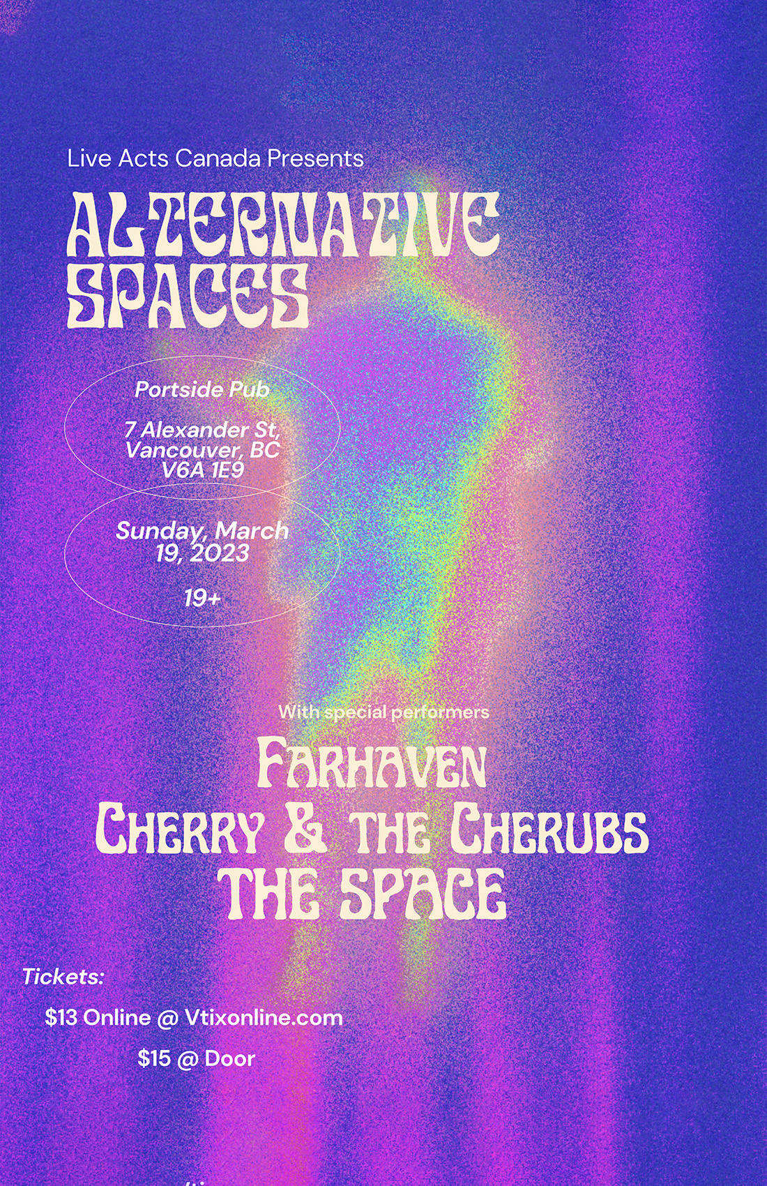 Farhaven with Special Guests Cherry and the Cherubs and The Space