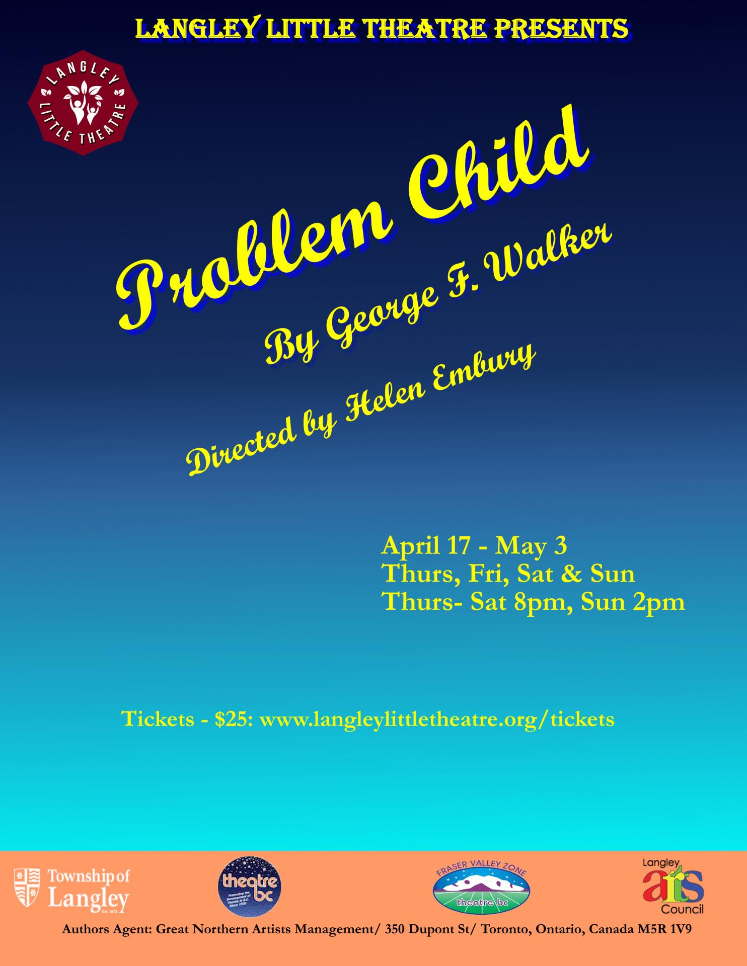 Langley Little Theatre Presents - Problem Child