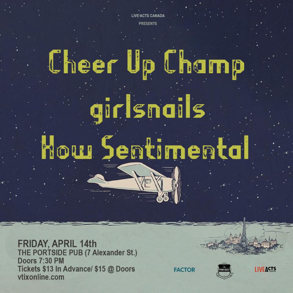 Cheer Up Champ with Special Guests girlsnails and How Sentimental