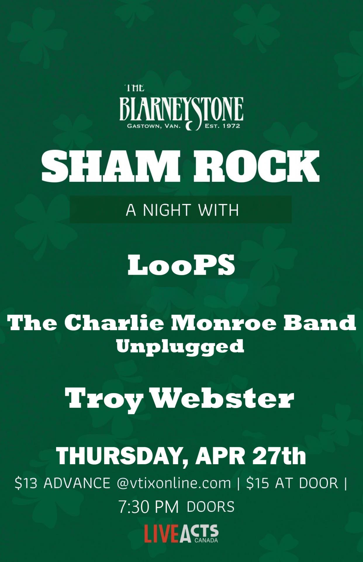 LooPS with Special Guests The Charlie Monroe Band and Troy Webster