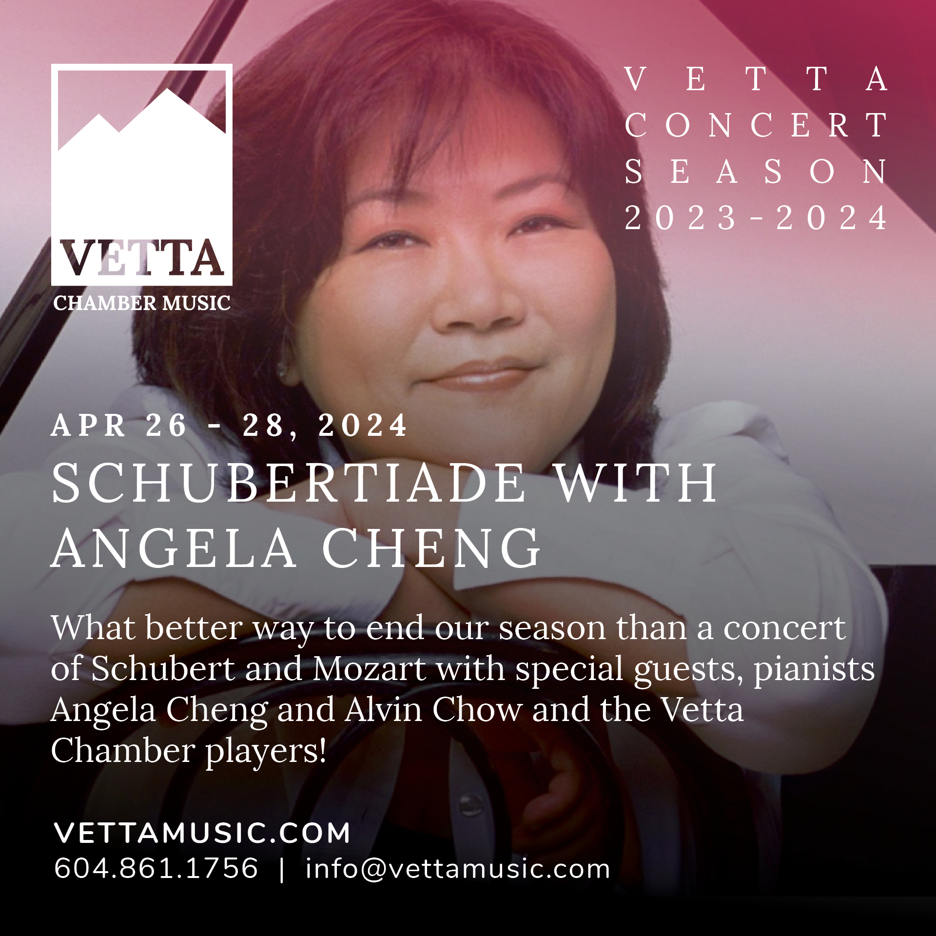 Schubertiade with Angela Cheng