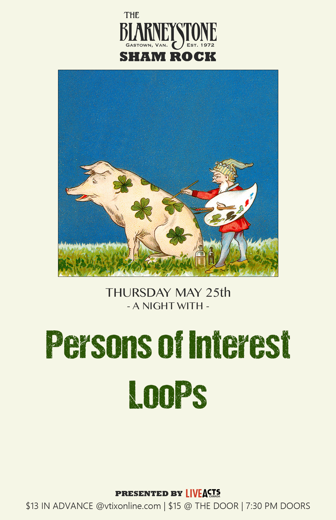 Persons of Interest with Special Guests LooPS