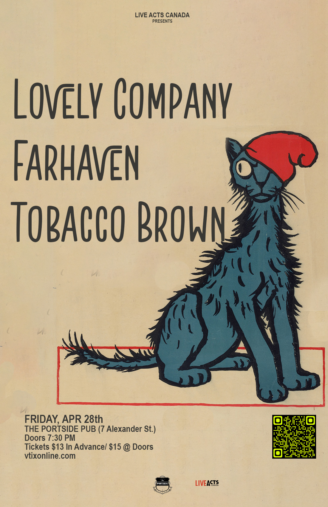 Lovely Company with Special Guests Farhaven and Tobacco Brown