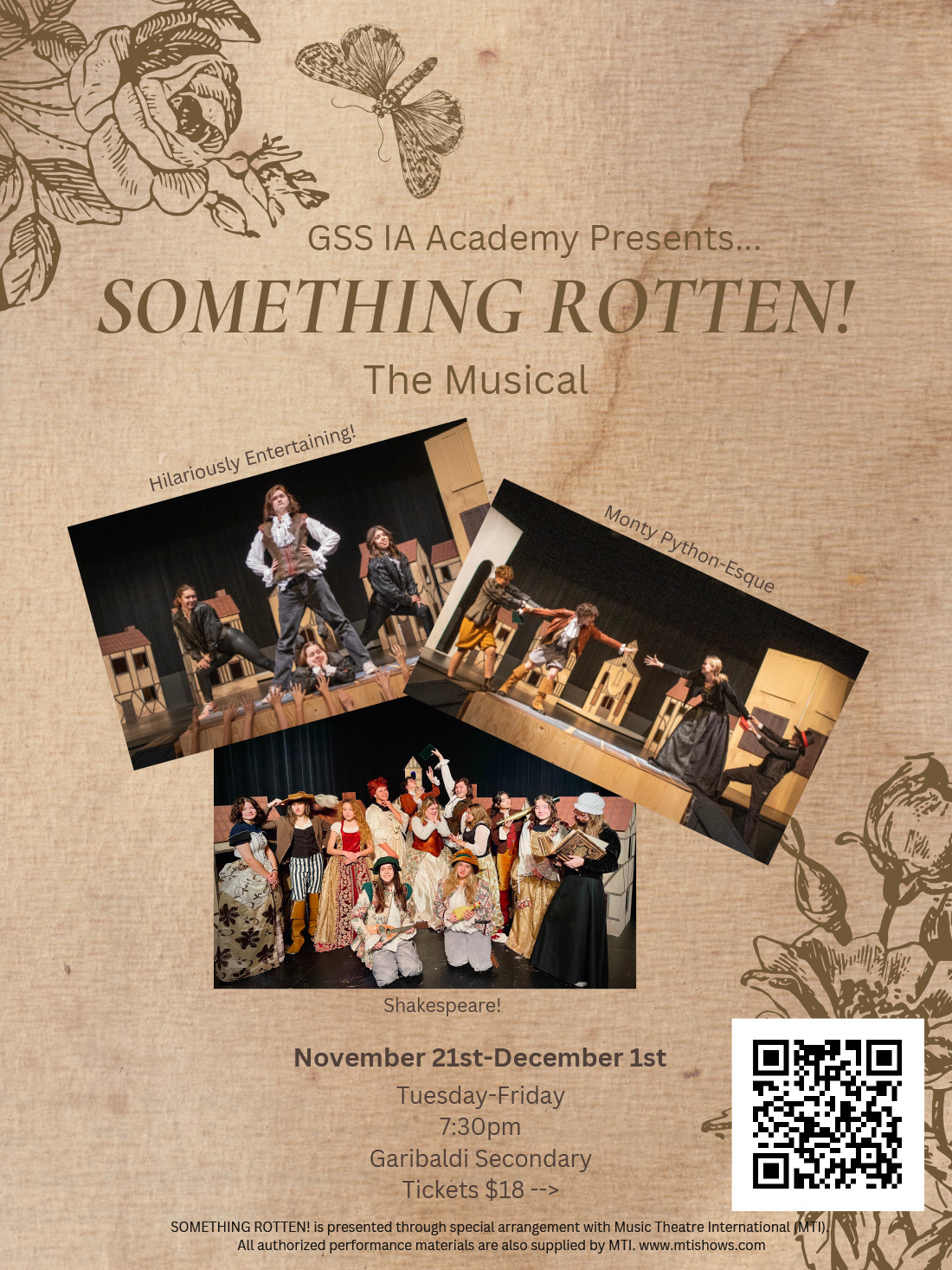 Something Rotten! Preview + Relaxed Performance