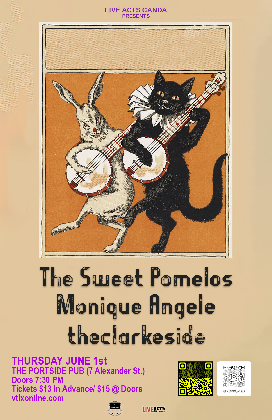 The Sweet Pomelos with Special Guests Monique Angele and theclarkeside