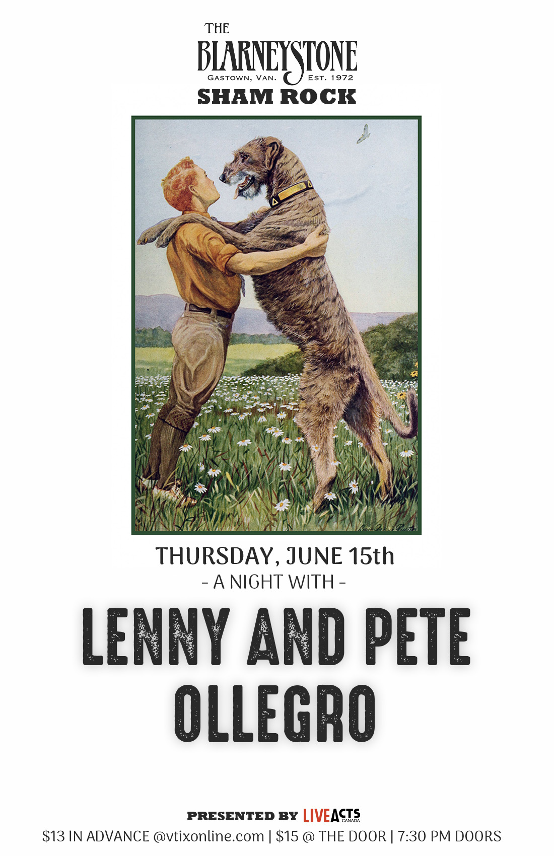 Lenny And Pete with Special Guest Ollegro