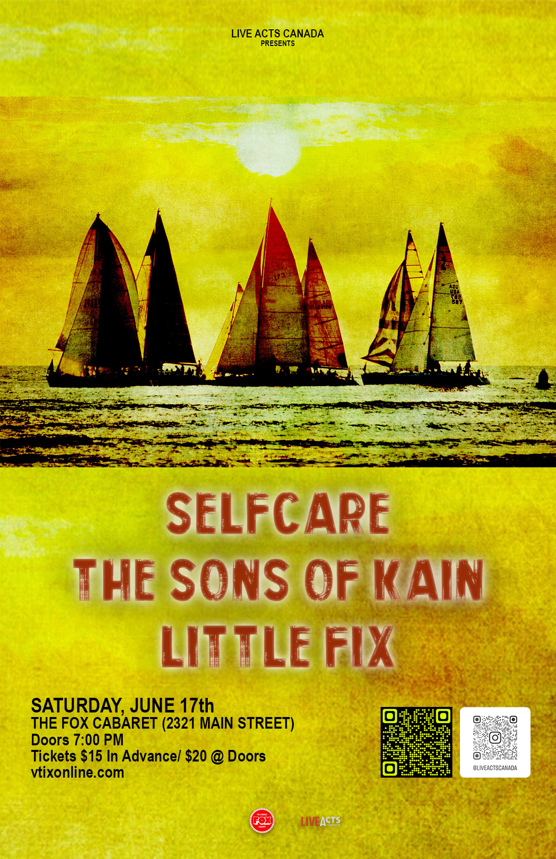 self/care with Special Guests The Sons of Kain and Little Fix