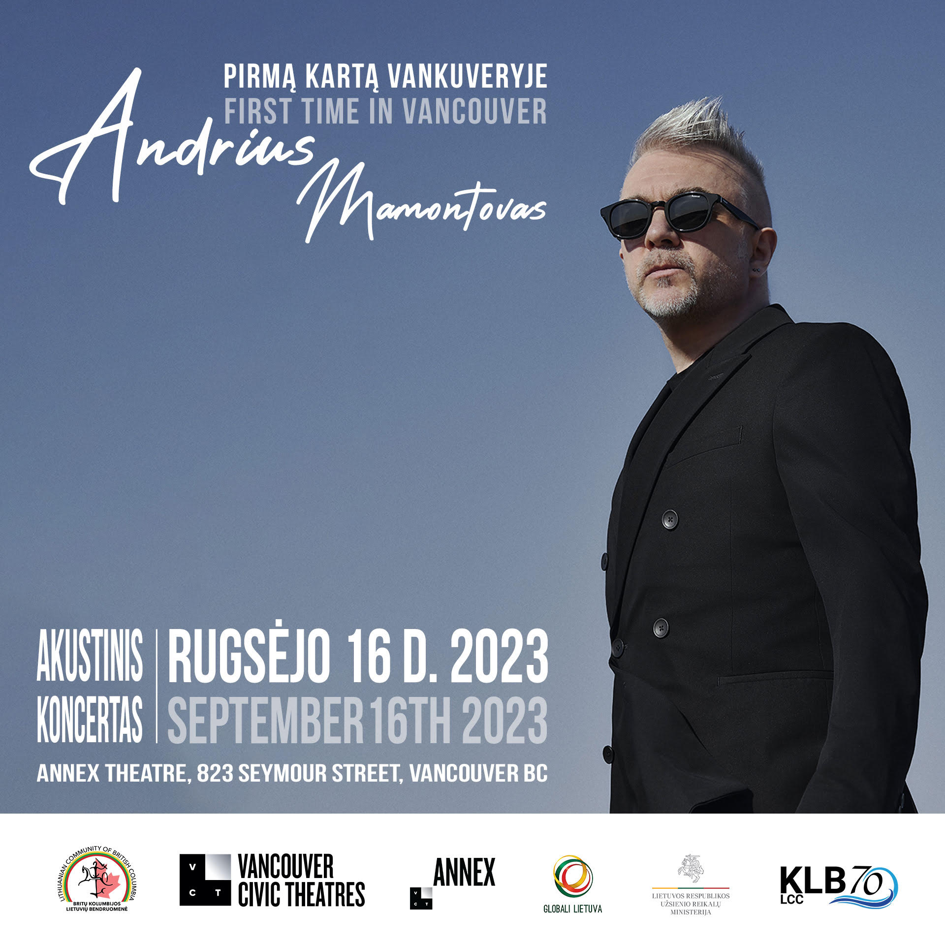 ANDRIUS MAMONTOVAS ACCOUSTIC CONCERT