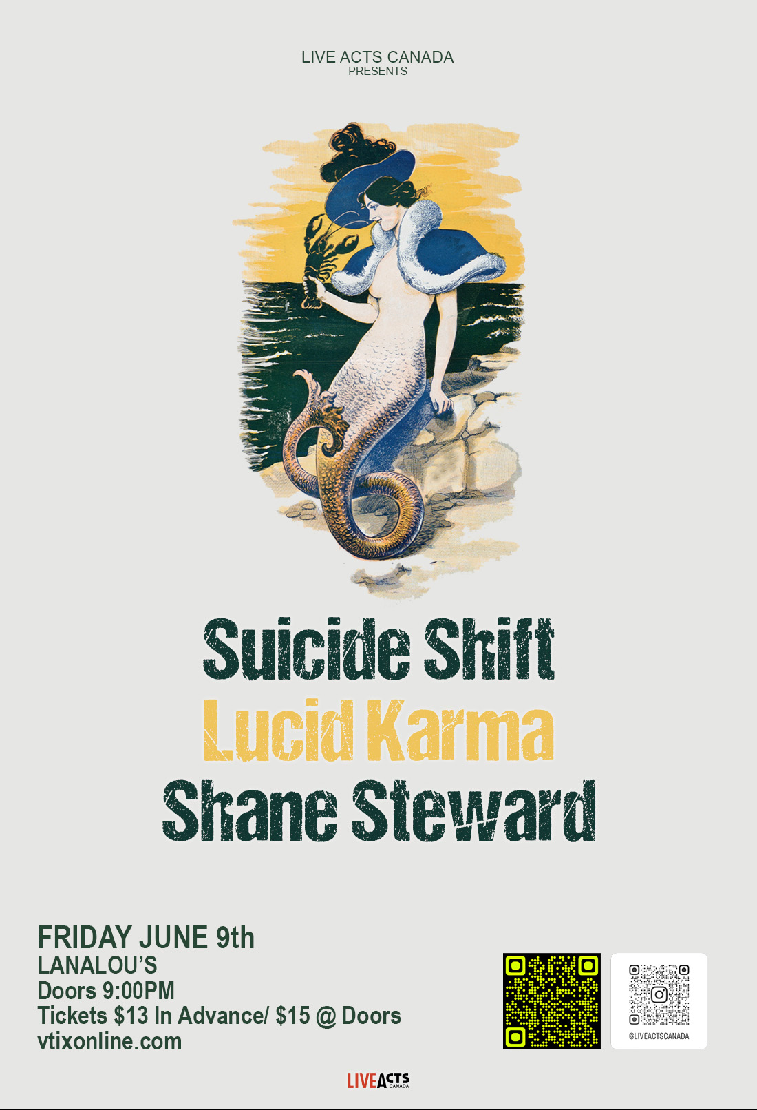 SuicideShift with Special Guests Lucid Karma, and Shane Steward