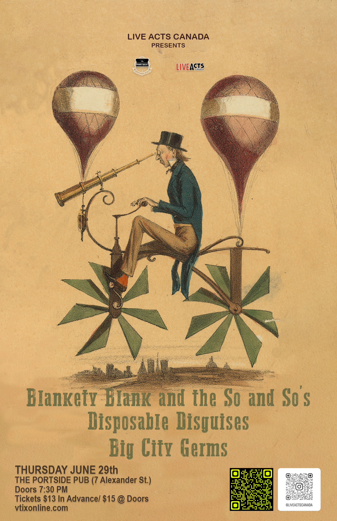 Blankety Blank and the So and So's with Special Guests Disposable Disguises and Reverend Ape