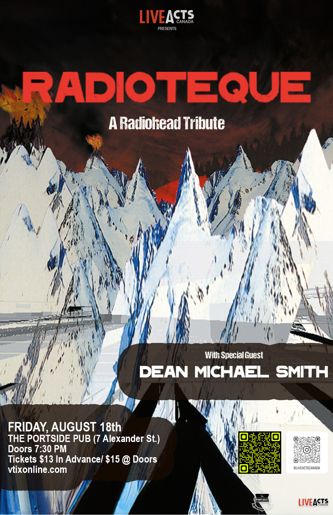 Radioteque (A Radiohead Tribute) with Special Guest Dean Michael Smith