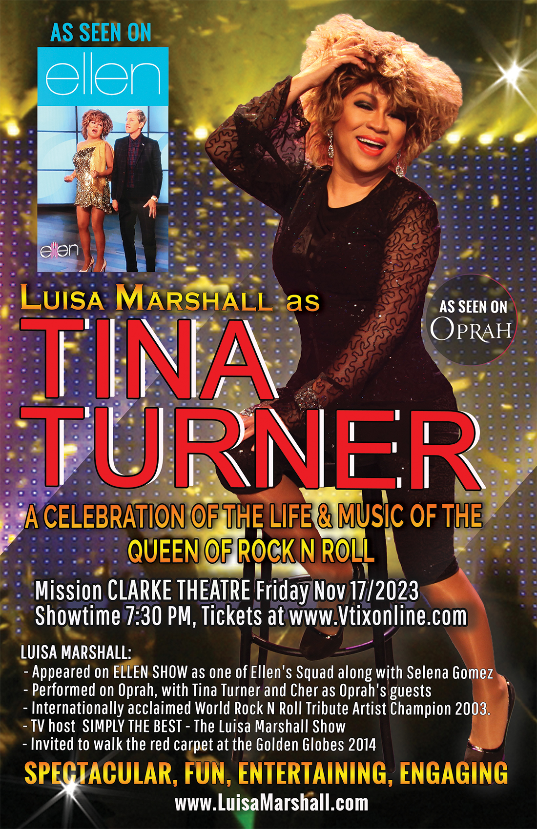 Luisa Marshall as Tina Turner