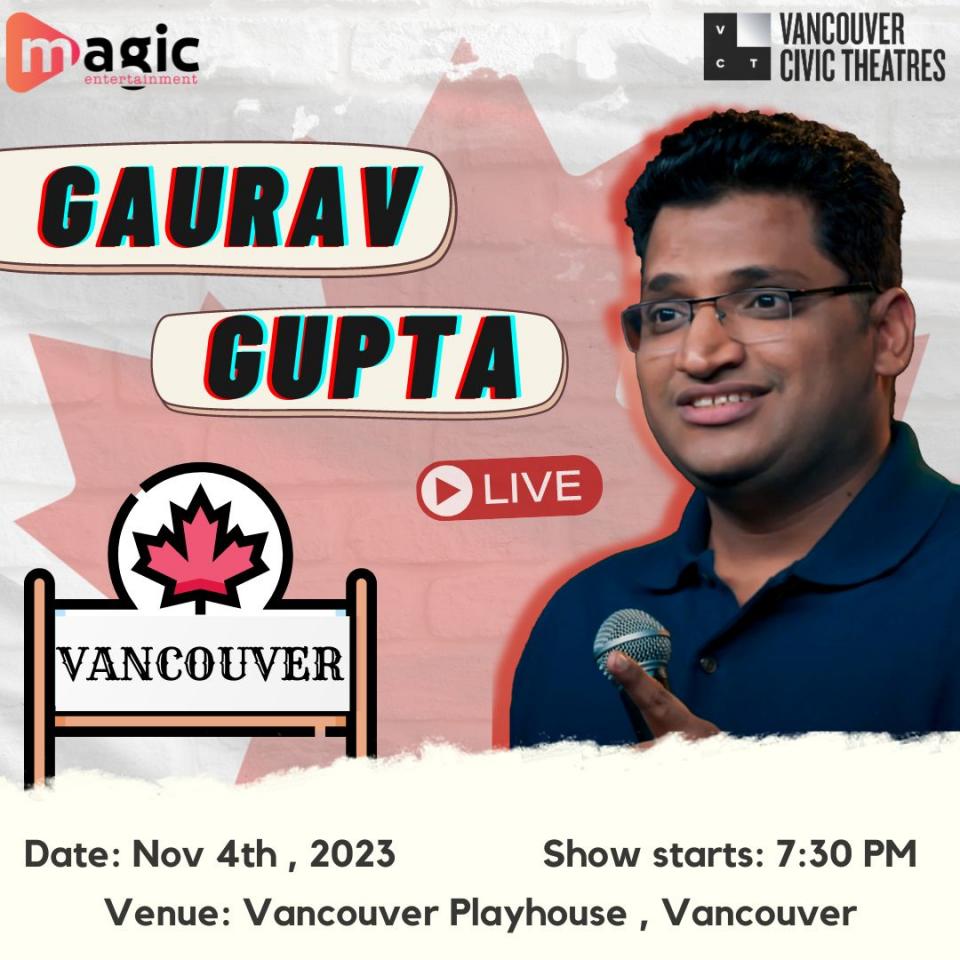 Gaurav Gupta Live In Vancouver