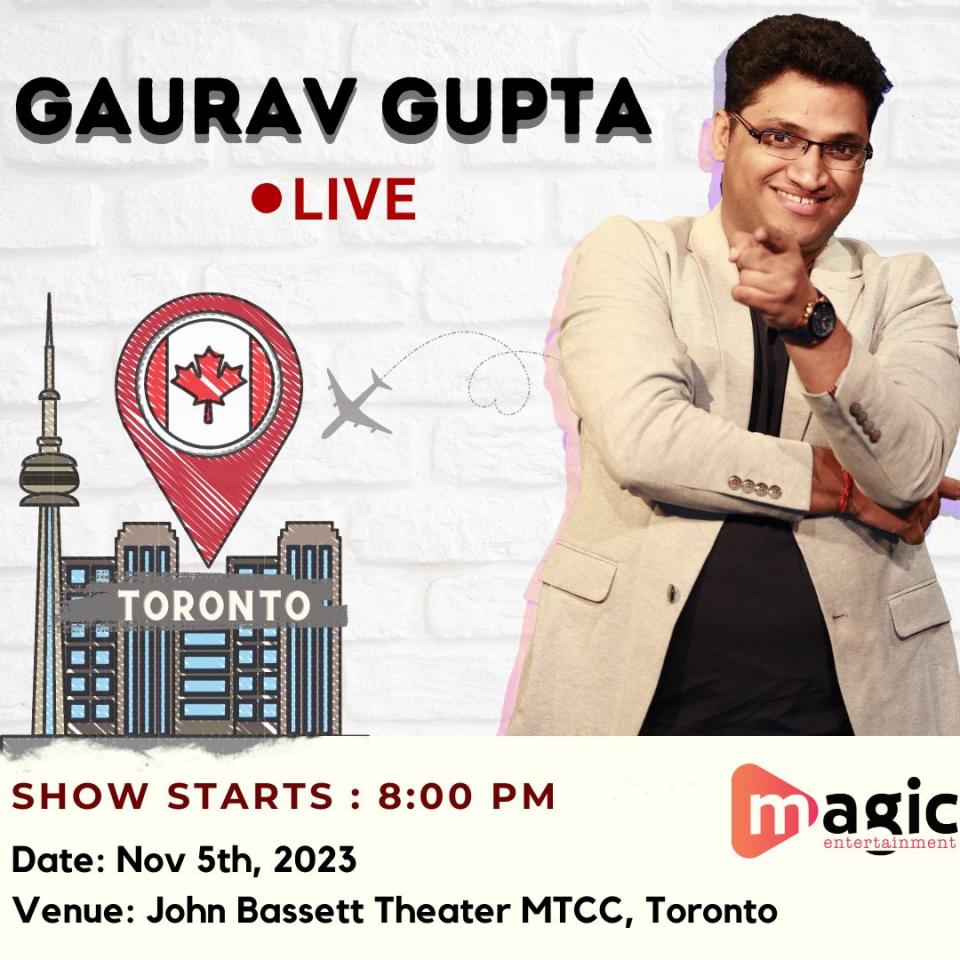 Gaurav Gupta Live In Toronto 