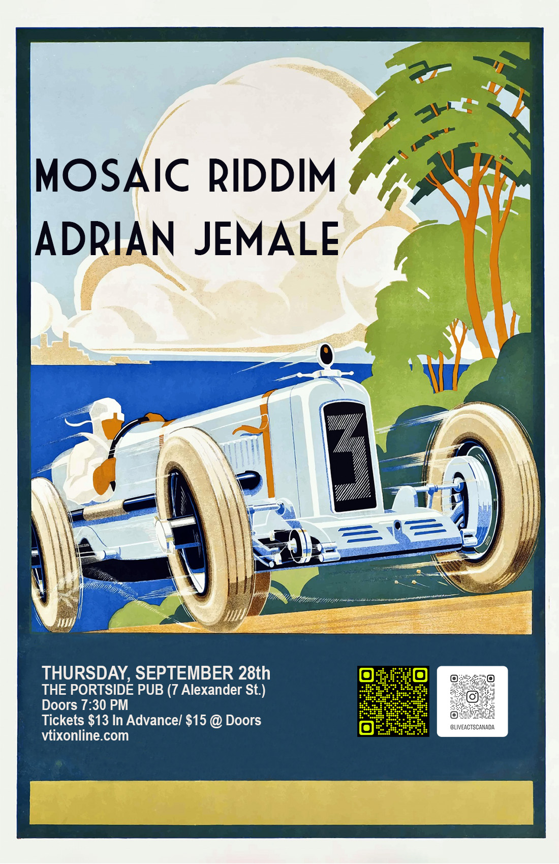 Mosaic Riddim with Special Guests Adrian Jemale