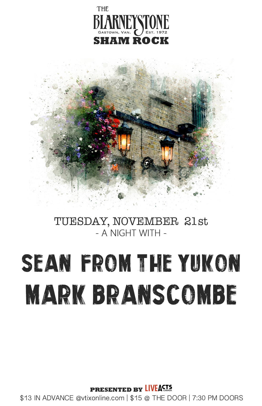 Sean From The Yukon with Special Guest Mark Branscombe