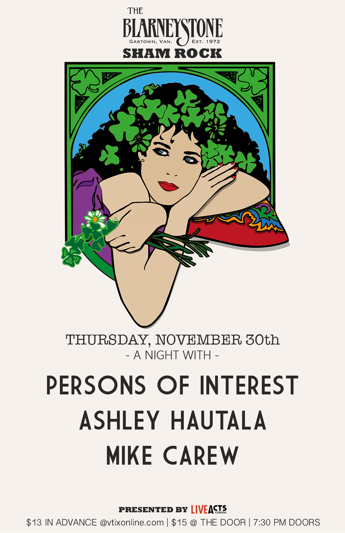 Persons of Interest with Special Guests Ashley Hautala and Mike Carew