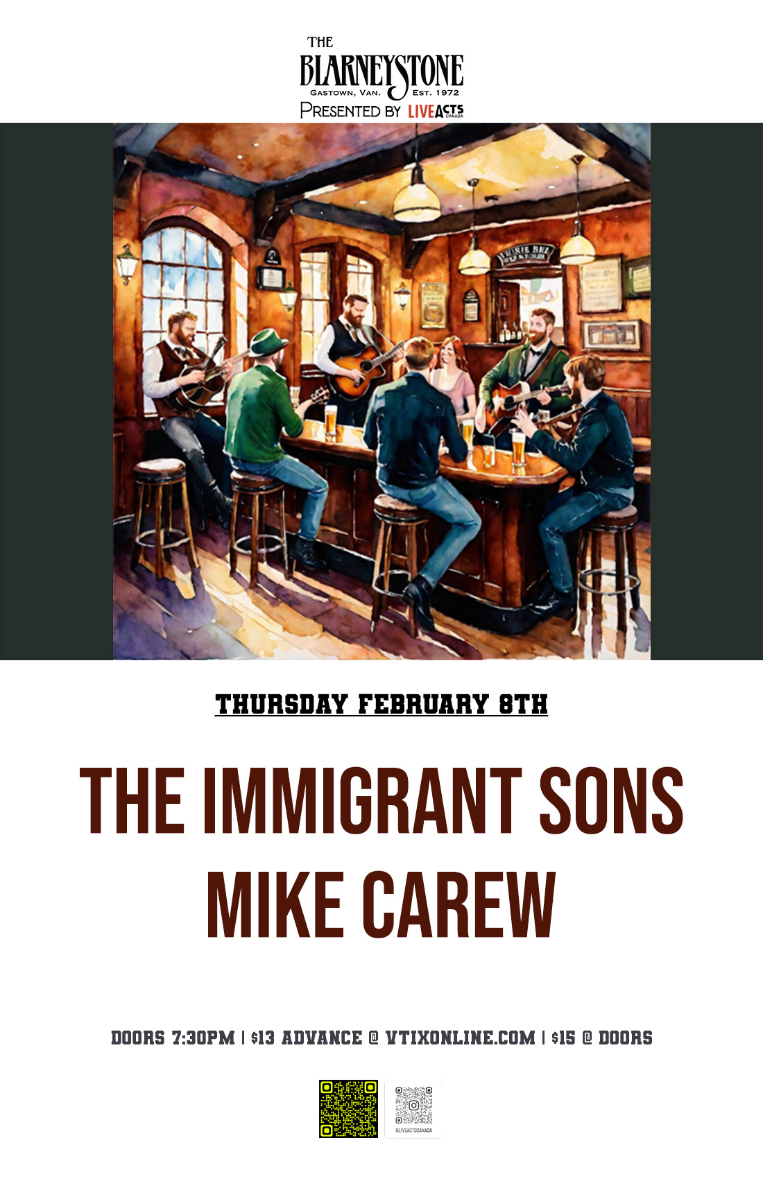 The Immigrant Sons w/ Mike Carew