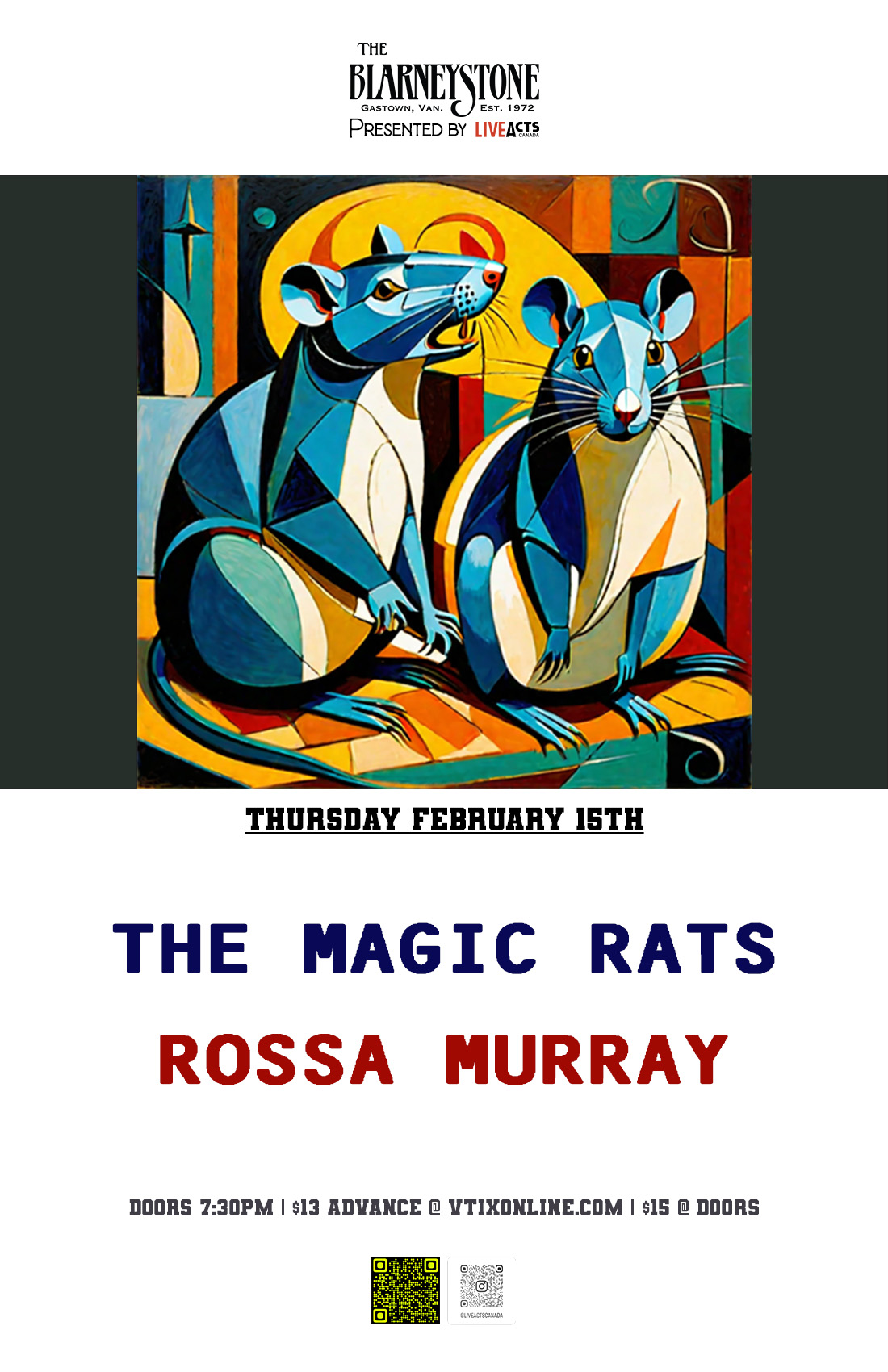 The Magic Rats w/ Rossa Murray