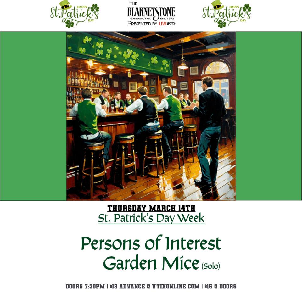 Persons of Interest w/ Garden Mice (solo)