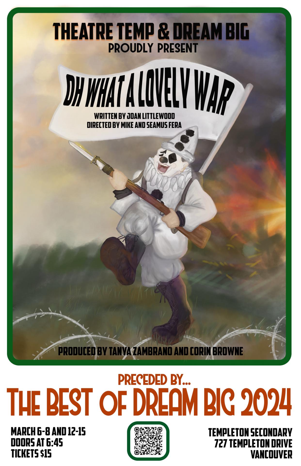 **SOLD OUT***THE BEST OF DREAM BIG FILMS 2024 AND OH, WHAT A LOVELY WAR ...