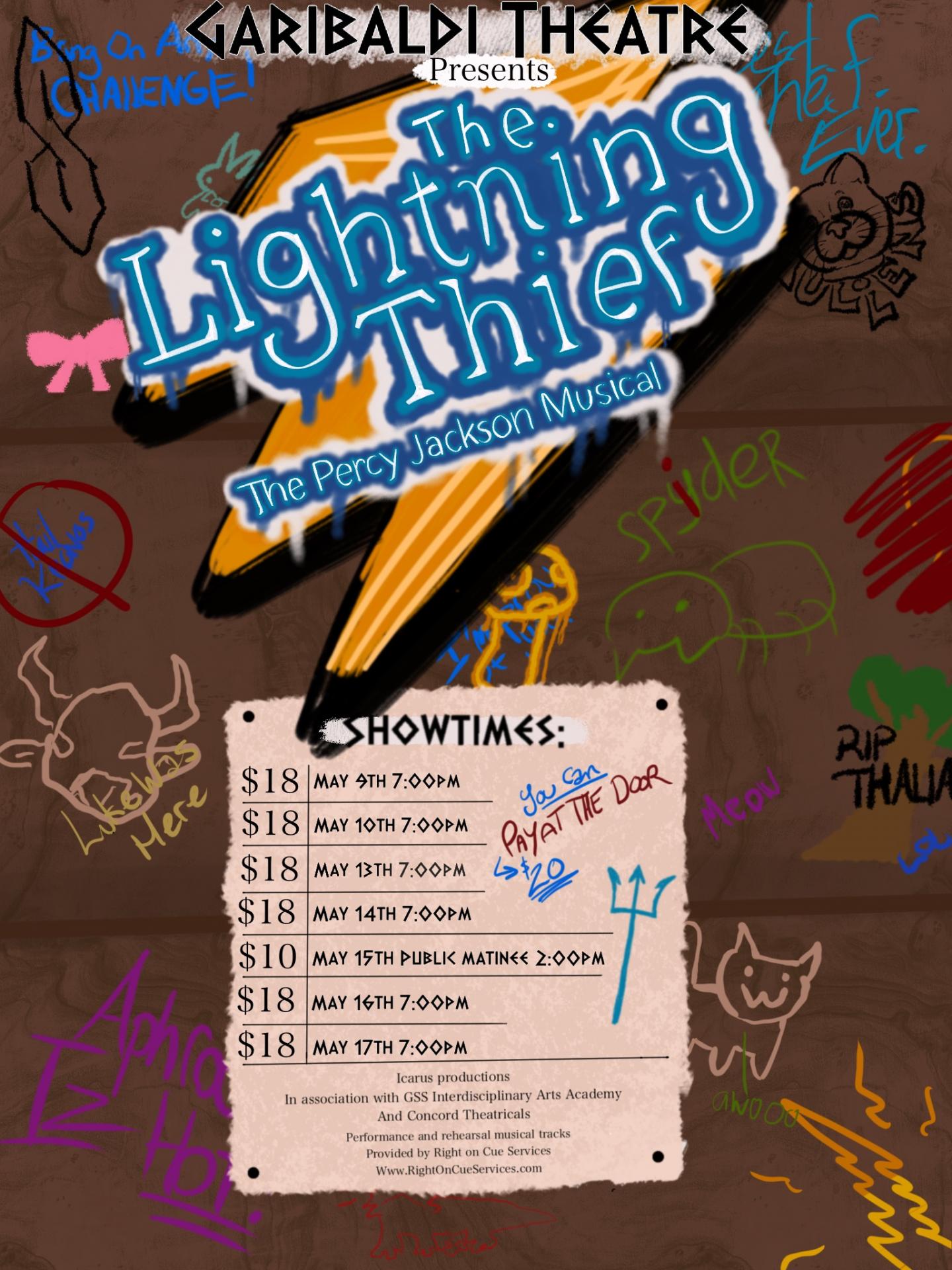 Garibaldi Theatre Presents The Lightning Thief 