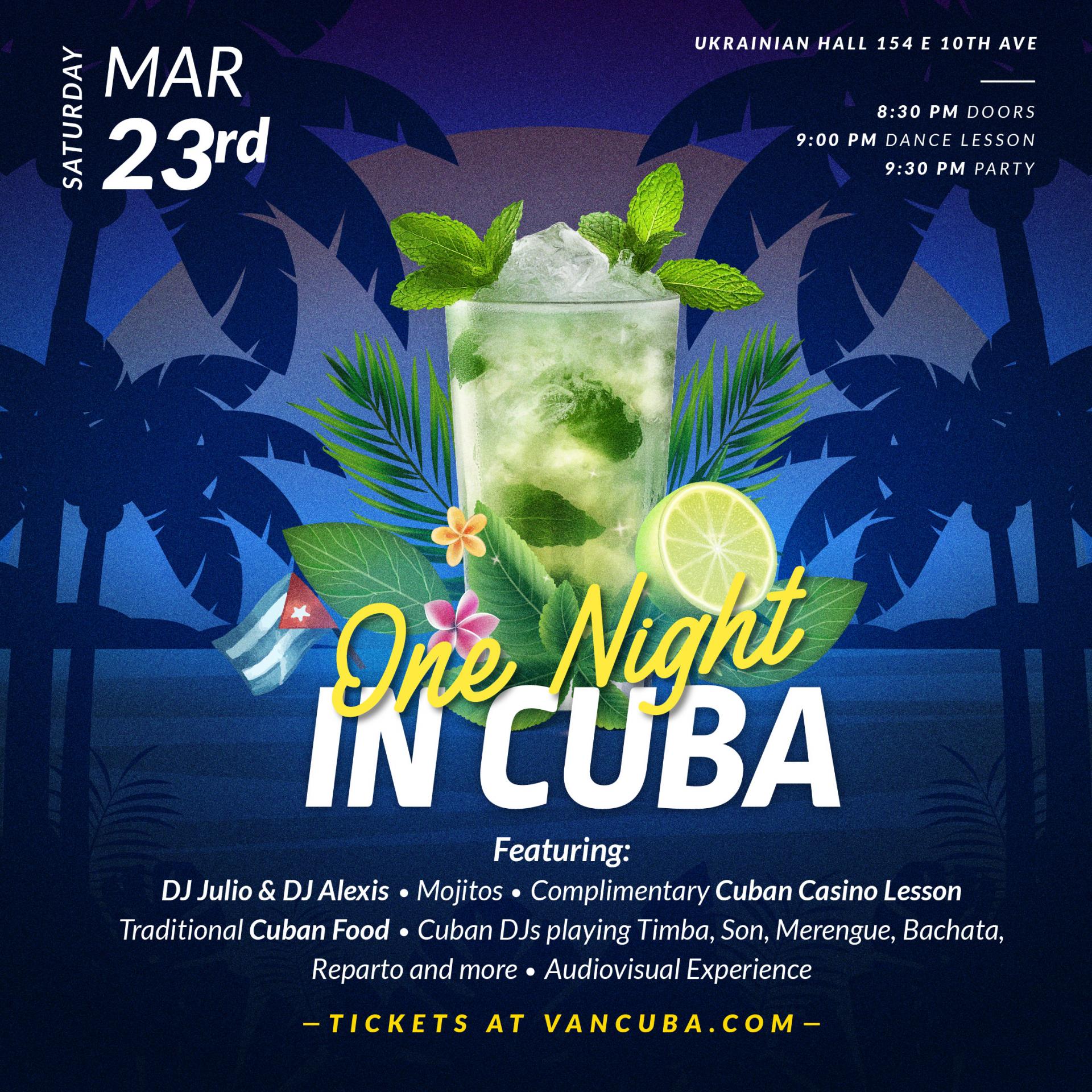 ONE NIGHT IN CUBA - Mojito Edition