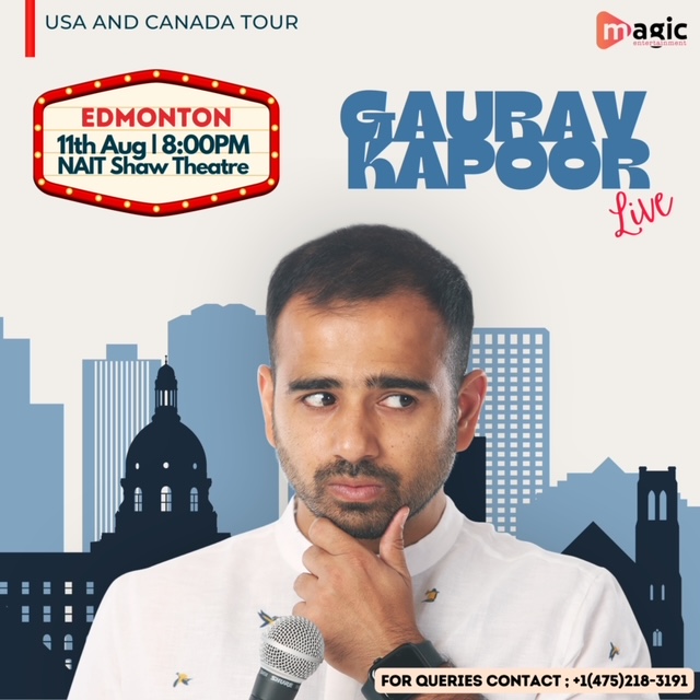 Gaurav Kapoor Live In Edmonton