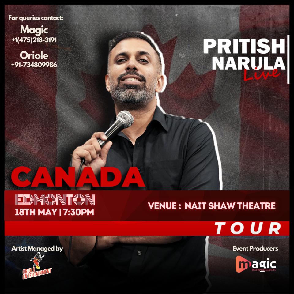 Pritish Narula Live In Edmonton