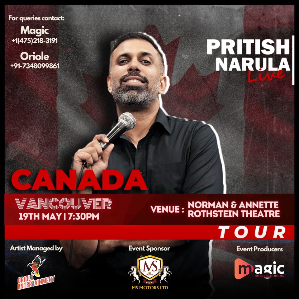 Pritish Narula Live In Vancouver