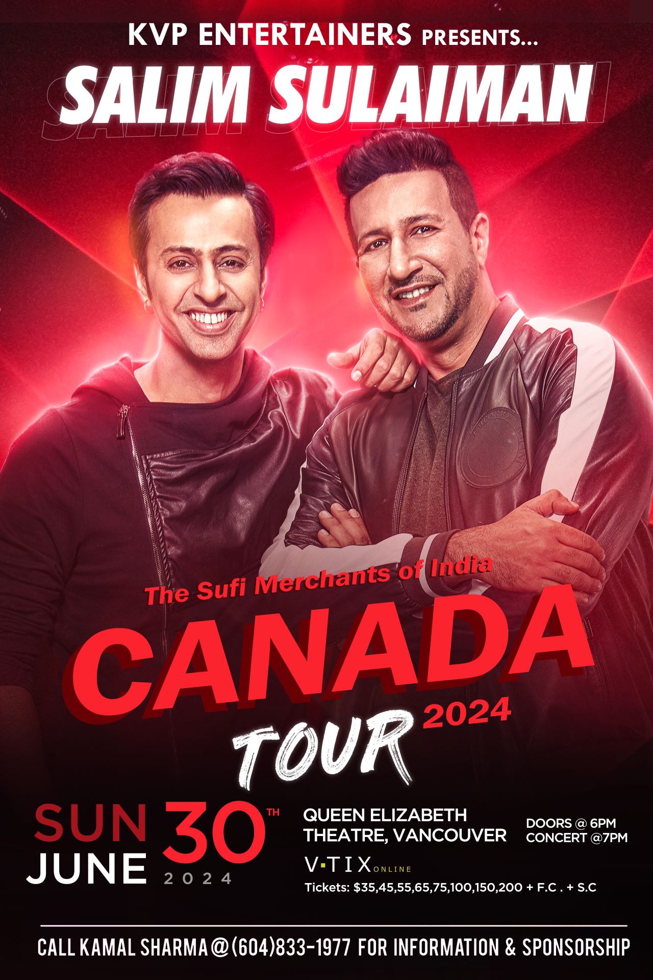 SALIM SULAIMAN Live In Vancouver