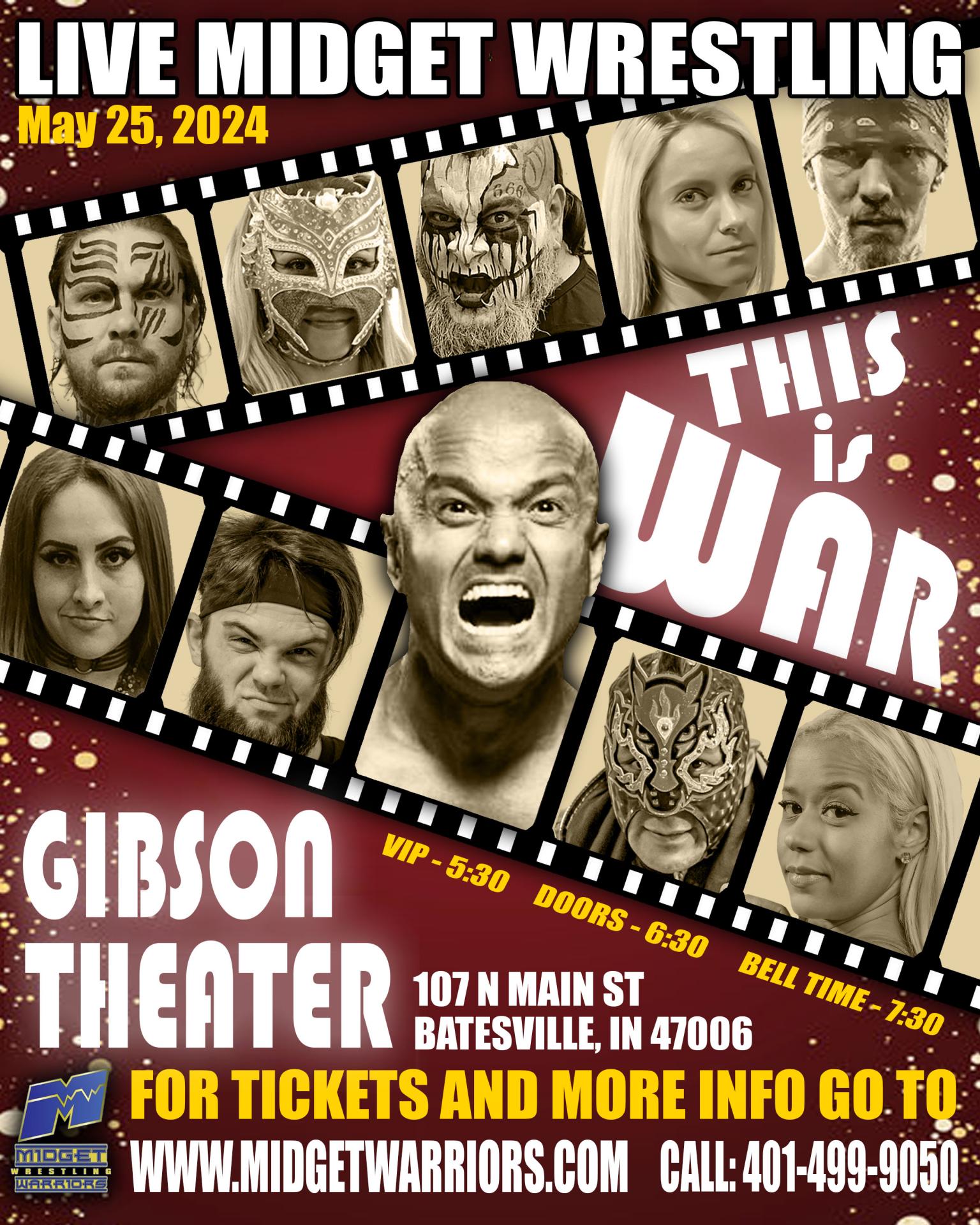The Midget Wrestling Warriors This Is War Tour