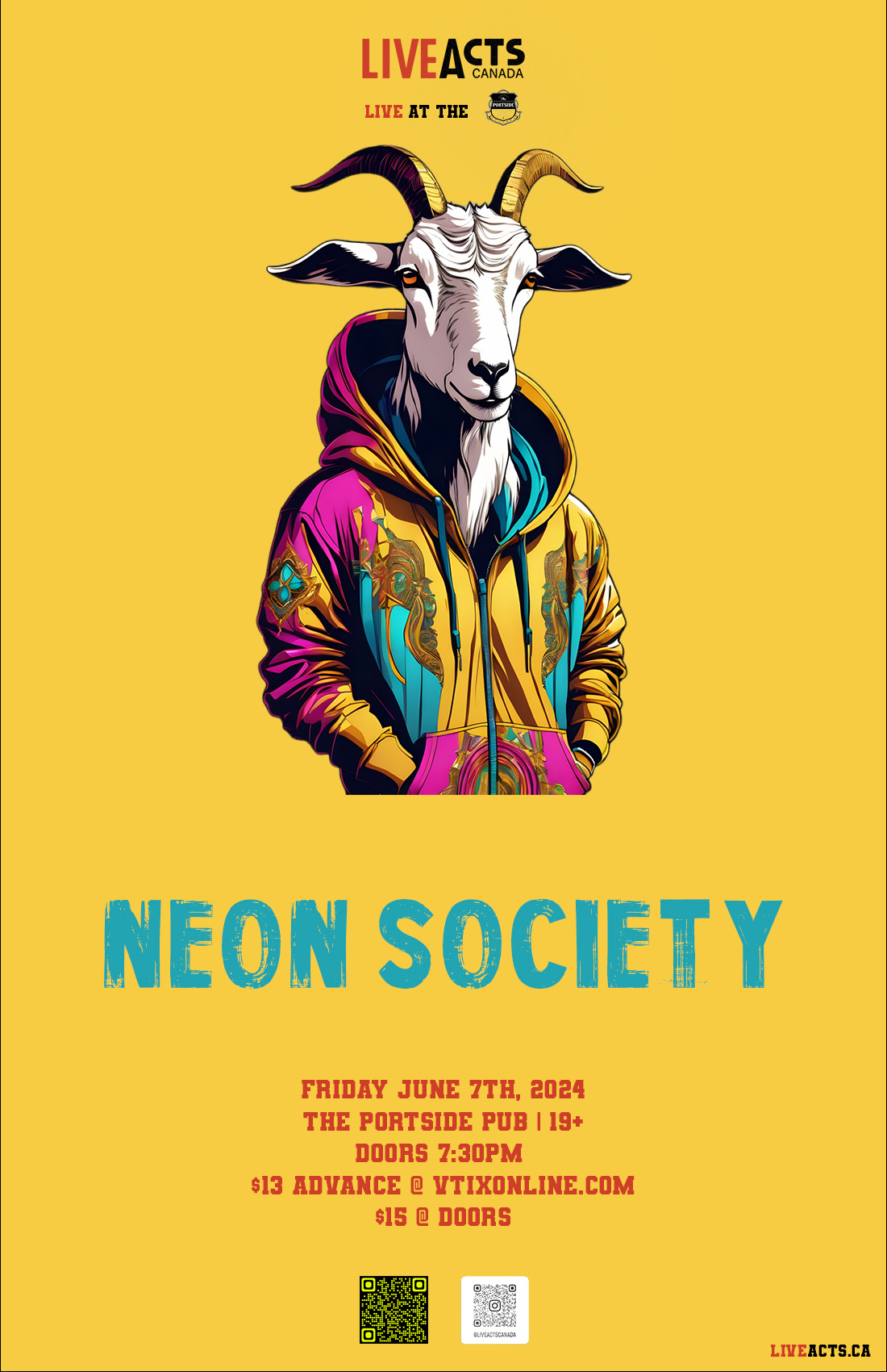 Neon Society Live at The Portside Pub