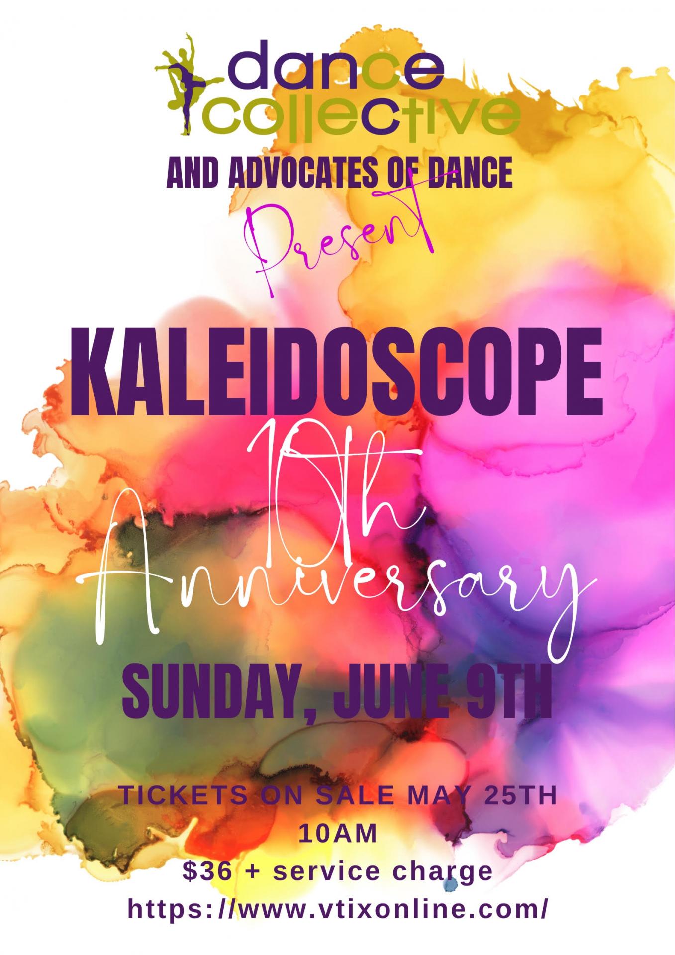 Kaleidoscope - 2024 Year End Dance Showcase Tickets - Vtix Online