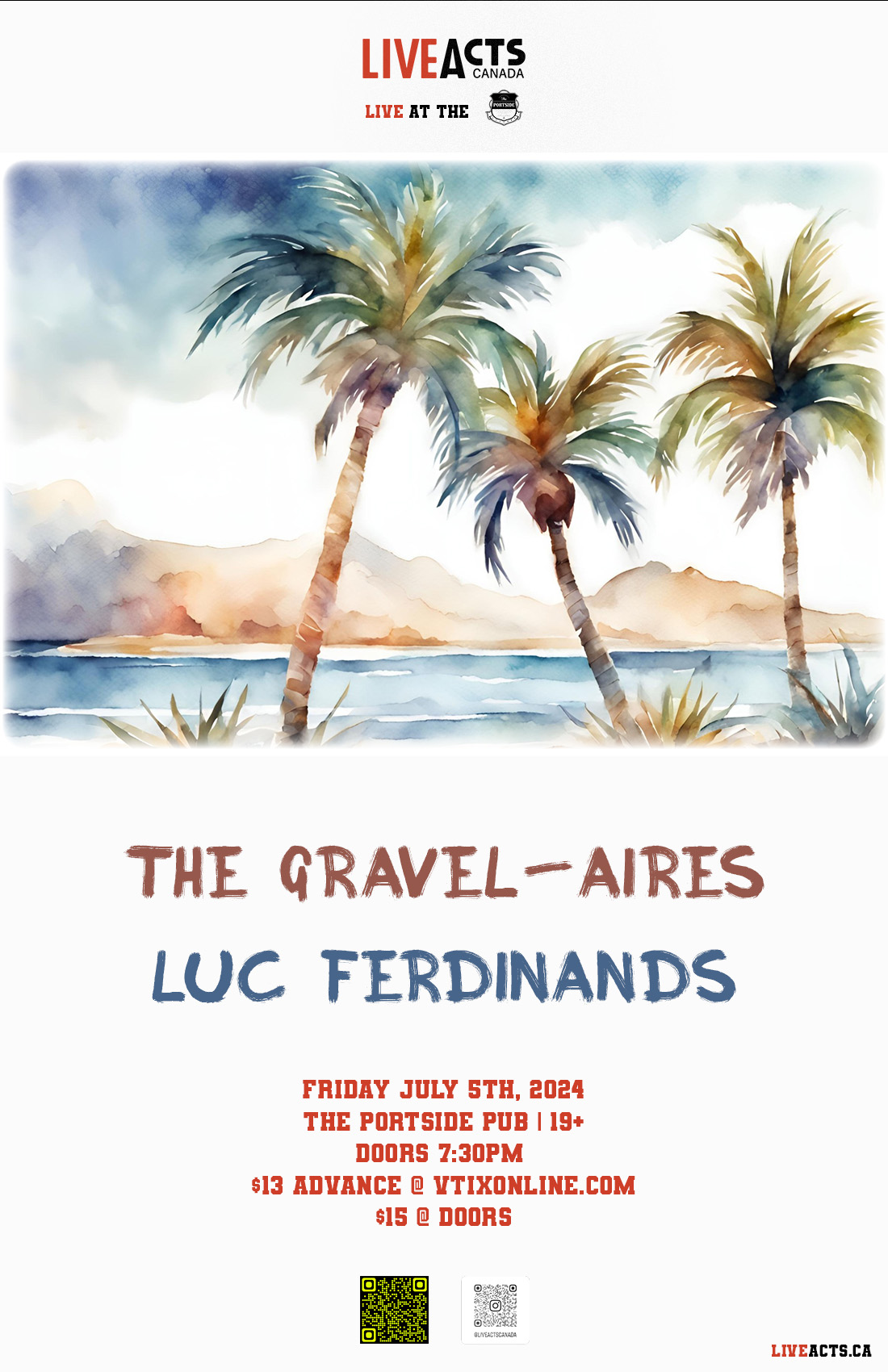 The Gravel-Aires w/ Luc Ferdinands