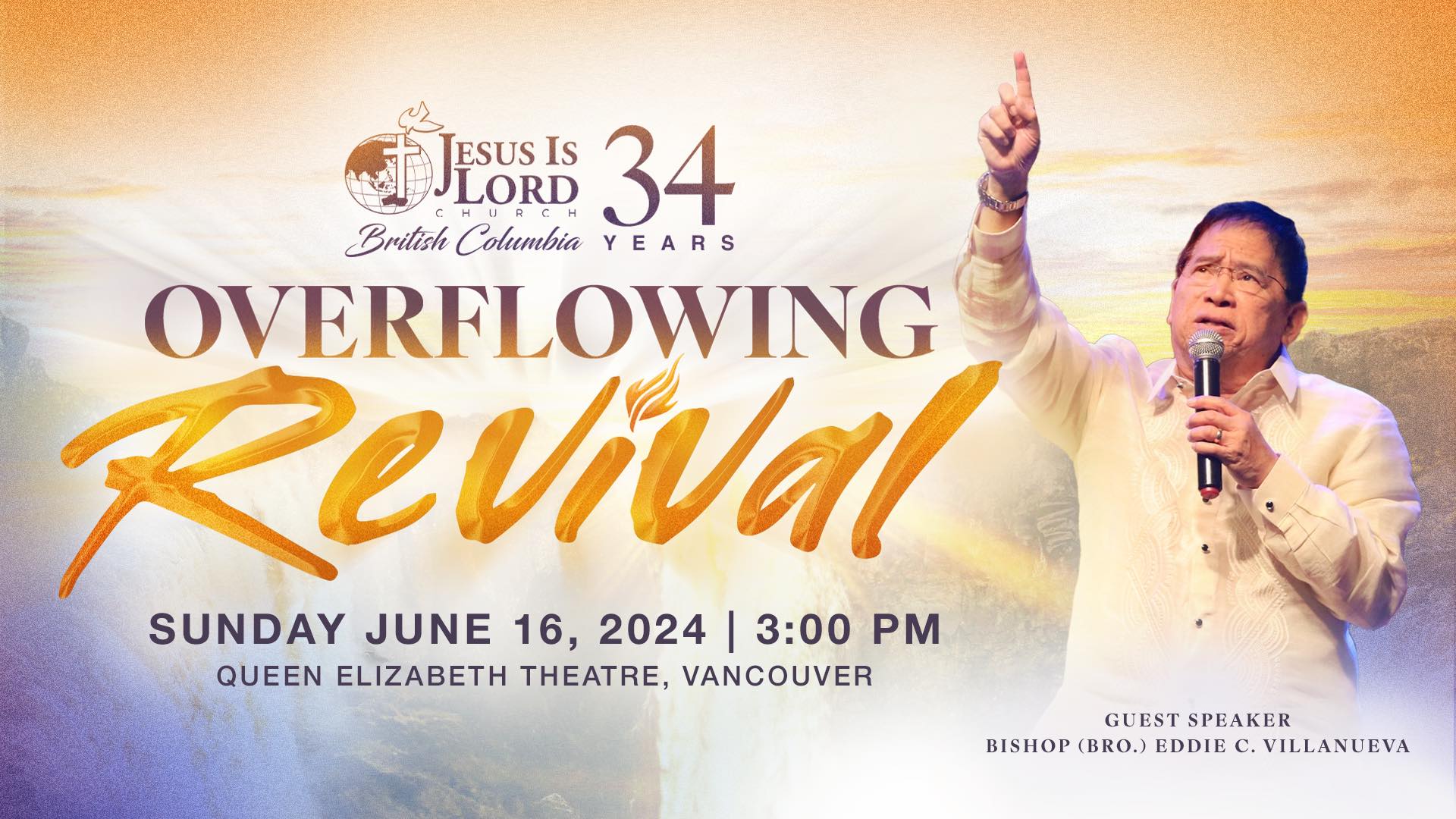JESUS IS LORD CHURCH BRITISH COLUMBIA 34TH ANNIVERSARY