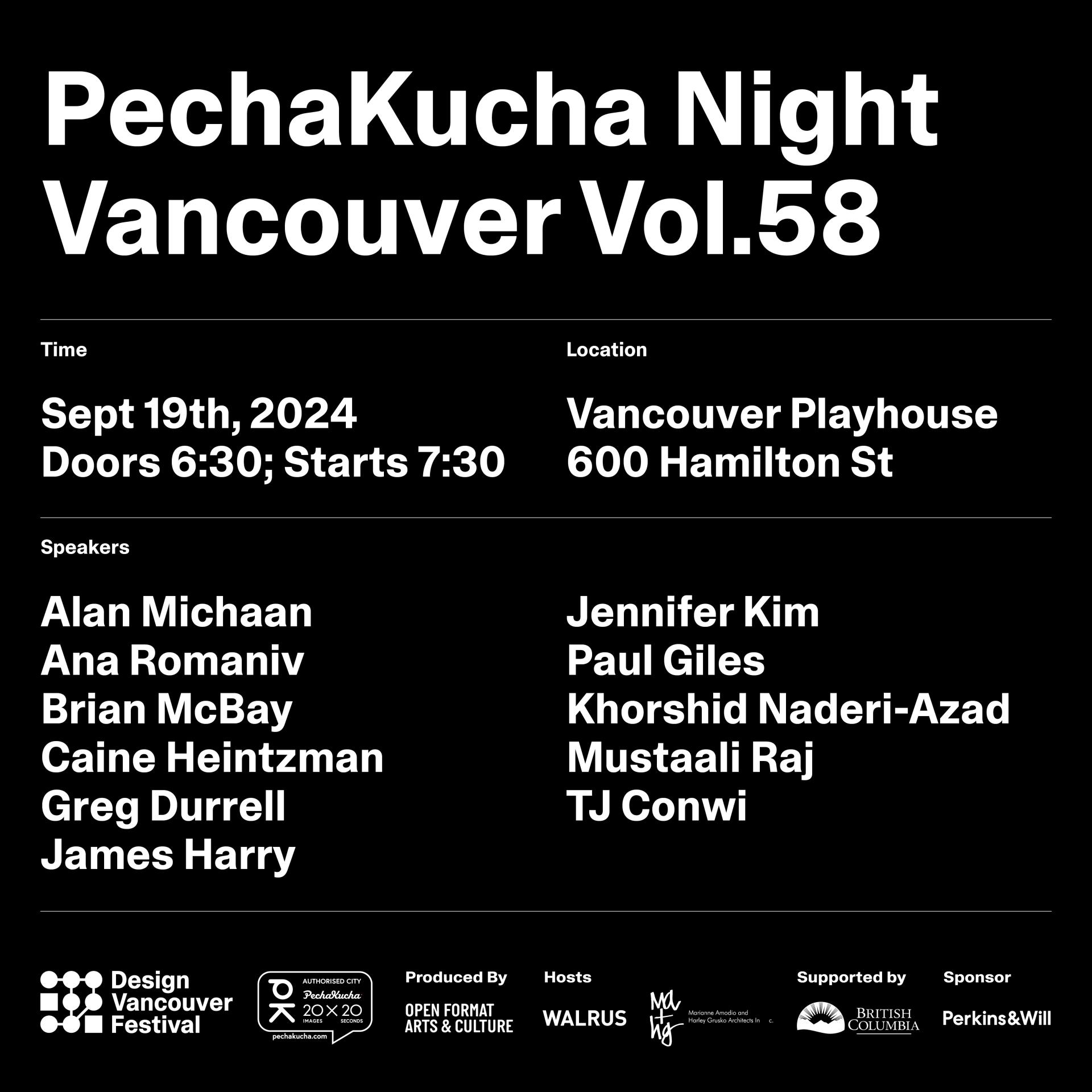 PechaKucha Night Vol.58 *SOLD OUT
