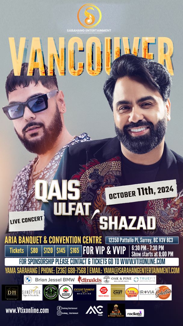 Qais Ulfat and Shazad live in concert in Vancouver